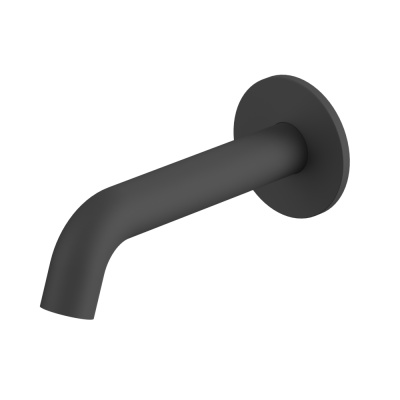 Whitecross Излив для ванны настенный 164 мм Y1201BL Матовый черный от интернет-магазина Purezza 