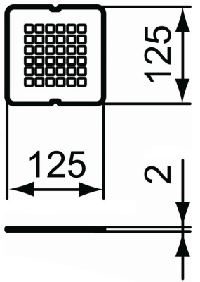 Ideal Standard ULTRAFLAT S Накладка слива KV169FS Серый от интернет-магазина Purezza 