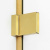 New Trendy AVEXA GOLD BRUSHED Шторка стеклянная на ванну, профиль брашированное золото, стекло прозрачное, одна секция от интернет-магазина Purezza 