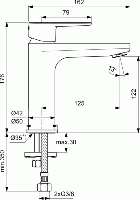 Ideal Standard BL7546S1 Промо-комплект "Смеситель в подарок" (A7546XG + BC554XG) от интернет-магазина Purezza 