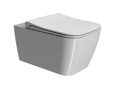 GSI NUBES Унитаз подвесной безободковый 9615FR511 Белый глянцевый от интернет-магазина Purezza 