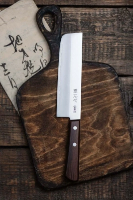 Special series Японский кухонный нож Накири Kanetsugu 2007, лезвие 16,5 см от интернет-магазина Purezza 