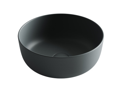 Ceramicanova Element Раковина накладная 35.6х35.6 CN6073MDH Темный антрацит матовый от интернет-магазина Purezza 