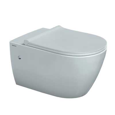 Berges Инсталляция NOVUM 525, кнопка L3, унитаз MASCON Rimless, сиденье дюропласт Toma Slim SO 043216 от интернет-магазина Purezza 