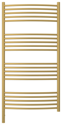 Сунержа Богема 3.0 выгнутая Электрический полотенцесушитель 1200х600 Матовое золото от интернет-магазина Purezza 