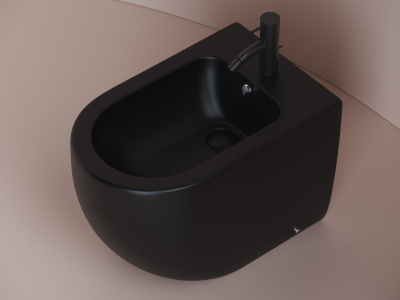 Ceramicanova Metropol Напольное биде CN4005MB Черный матовый от интернет-магазина Purezza 