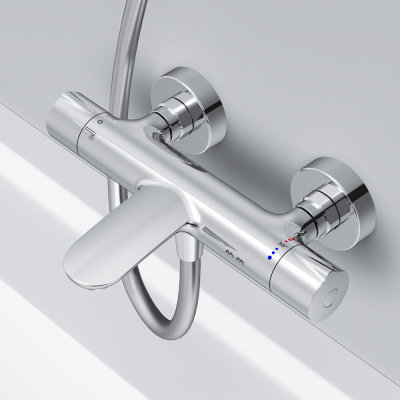 AM.PM Like Смеситель для ванны и душа с термостатом F8050000 от интернет-магазина Purezza 