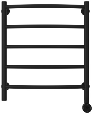 Стилье Формат 12 Электрический полотенцесушитель 600х500 Матовый черный от интернет-магазина Purezza 
