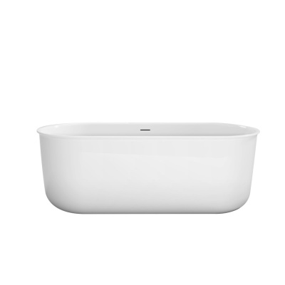 Belbagno Овальная акриловая ванна в комплекте со сливом-переливом 170x78x60 BB709-1700-780 от интернет-магазина Purezza 