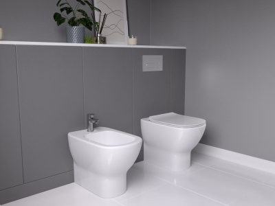 Ideal Standard OLEAS M1 Механическая панель смыва R0115JG Хром матовый от интернет-магазина Purezza 