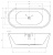 ABBER Акриловая ванна 150x80 AB9203-1.5 от интернет-магазина Purezza 