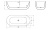 Belbagno Овальная акриловая ванна в комплекте со сливом-переливом 180x80x58 BB706-1800-800 от интернет-магазина Purezza 