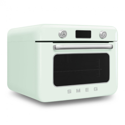 Smeg COF01PGEU мини-печь с паром цвет пастельный зелёный  от интернет-магазина Purezza 