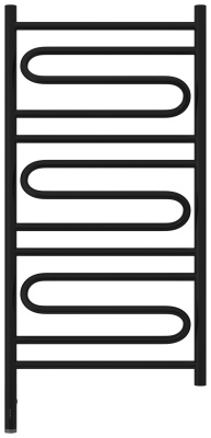 Сунержа Элегия 3.0 Электрический полотенцесушитель 1000х500 Матовый черный от интернет-магазина Purezza 