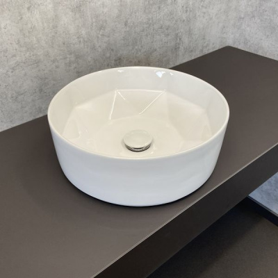 Comforty 78258 Раковина круглая на столешницу 41 см от интернет-магазина Purezza 