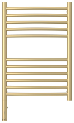 Сунержа Богема 3.0 выгнутая Электрический полотенцесушитель 600х400 Матовая шампань от интернет-магазина Purezza 