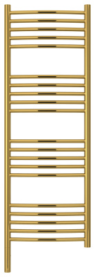 Сунержа Богема 3.0 выгнутая Электрический полотенцесушитель 1200х400 Золото от интернет-магазина Purezza 