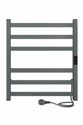 INDIGO Oktava Slim 3 Электрический полотенцесушитель 600х500 LСLOKS3E60-50MGRt Серый от интернет-магазина Purezza 