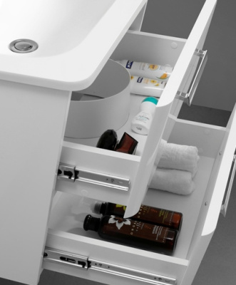 Belux Марсель мебель для раковины черная 79х47 от интернет-магазина Purezza 