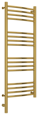 Сунержа Богема 3.0 выгнутая Электрический полотенцесушитель 1000х400 Золото от интернет-магазина Purezza 