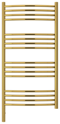 Сунержа Богема 3.0 выгнутая Электрический полотенцесушитель 1000х500 Золото от интернет-магазина Purezza 