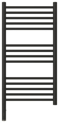 Сунержа Богема 3.0 прямая Электрический полотенцесушитель 800х400 Темный титан муар от интернет-магазина Purezza 