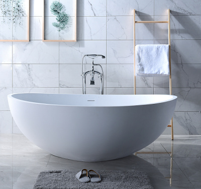 Maxonor ESPÍRITU Ванна из искусственного камня 1795х1500х550 PL-BT2805 Белый матовый от интернет-магазина Purezza 