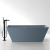 ABBER Berlin Ванна из искусственного камня 170х75х60 AM9912G Серый матовый от интернет-магазина Purezza 