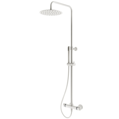 Plumberia Selection Душевая колонна с термостатом белая матовая, арт. XO6302BO от интернет-магазина Purezza 