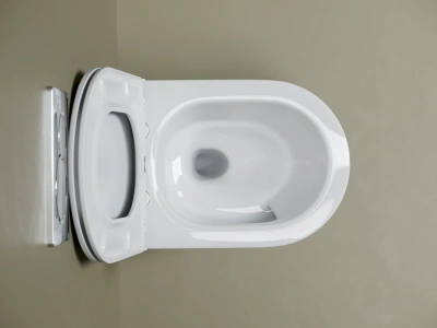 Ceramicanova Амато (Amato) Унитаз подвесной торнадо, с сиденьем микролифт, белый. арт. CN4013T от интернет-магазина Purezza 