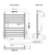 INDIGO Attic Полотенцесушитель электрический 600х500 LСLATCE60-50BRRt Черный муар от интернет-магазина Purezza 