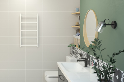 Сунержа Стилье Формат 26 Электрический полотенцесушитель 800х400 Матовый белый от интернет-магазина Purezza 