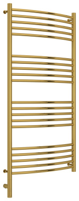 Сунержа Богема 3.0 выгнутая Электрический полотенцесушитель 1200х600 Золото от интернет-магазина Purezza 