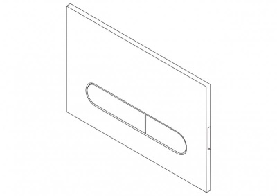 BelBagno PROSPERO BB004-PR-BIANCO Кнопка смыва цвет белый от интернет-магазина Purezza 
