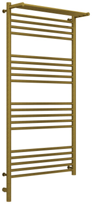 Сунержа Богема с полкой 3.0 Электрический полотенцесушитель 1200х600 Состаренная бронза от интернет-магазина Purezza 