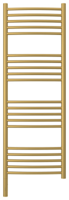 Сунержа Богема 3.0 выгнутая Электрический полотенцесушитель 1200х400 Матовое золото от интернет-магазина Purezza 