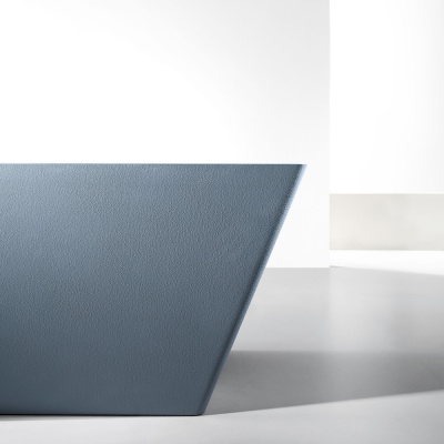 ABBER Berlin Ванна из искусственного камня 170х75х60 AM9912G Серый матовый от интернет-магазина Purezza 