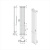 INDIGO Style 4 PRO Полотенцесушитель электрический 1200х180 LSPRE120-18WMRt Матовый белый от интернет-магазина Purezza 