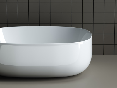Ceramicanova Element Умывальник чаша накладная овальная 46х35 CN6018 Белый от интернет-магазина Purezza 