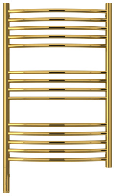 Сунержа Богема 3.0 выгнутая Электрический полотенцесушитель 800х500 Золото от интернет-магазина Purezza 