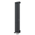 INDIGO Style 4 PRO Полотенцесушитель электрический 1200х180 LSPRE120-18BRRt Черный муар от интернет-магазина Purezza 