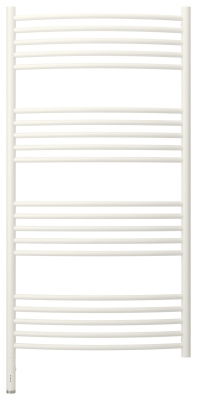 Сунержа Богема 3.0 выгнутая Электрический полотенцесушитель 1200х600 Матовый белый от интернет-магазина Purezza 