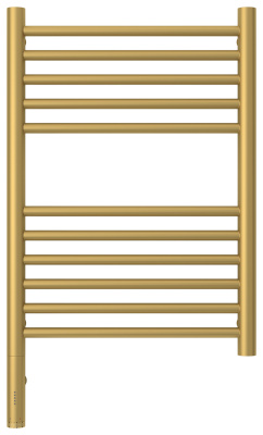 Сунержа Богема 3.0 прямая Электрический полотенцесушитель 600х400 Матовое золото от интернет-магазина Purezza 