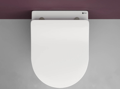 Ceramicanova Play Rimless Подвесной унитаз CN3001 Белый от интернет-магазина Purezza 