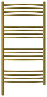 Сунержа Богема 3.0 выгнутая Электрический полотенцесушитель 1000х500 Состаренная бронза от интернет-магазина Purezza 
