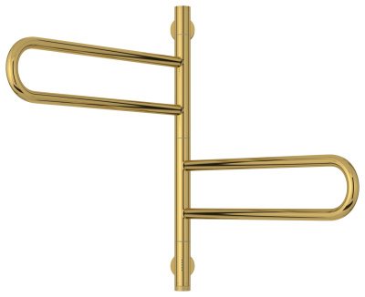 Сунержа Парео 4.0-2С Электрический поворотный полотенцесушитель 567х535 03-0823-0567 Золото от интернет-магазина Purezza 