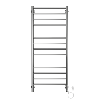 Terminus Аврора П12 Электрический полотенцесушитель 1250х500 4670078544377 Нержавеющая сталь от интернет-магазина Purezza 