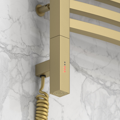 Сунержа Аркус 3.0 Электрический полотенцесушитель 1000х500 Матовая шампань от интернет-магазина Purezza 