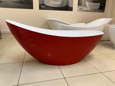 ABBER Акриловая ванна 184x79x77 AB9233R Красный от интернет-магазина Purezza 