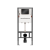 Ceramicanova Balance Система инсталляции для унитазов с кнопкой смыва Square, черная матовая CN121002MB интернет-магазин Purezza Ceramicanova Balance Система инсталляции для унитазов с кнопкой смыва Square, черная матовая CN121002MB от интернет-магазина Purezza